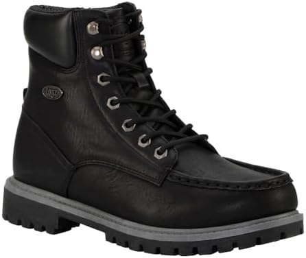 Lugz Mens Folsom Lace Up Casual Boots Ankle - Black - Size 10.5 D | Image 1