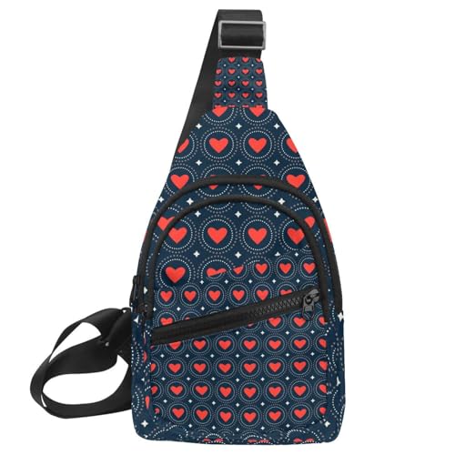 Bolso bandolera para hombre con diseño navideño a cuadros, mochila impermeable roja y verde