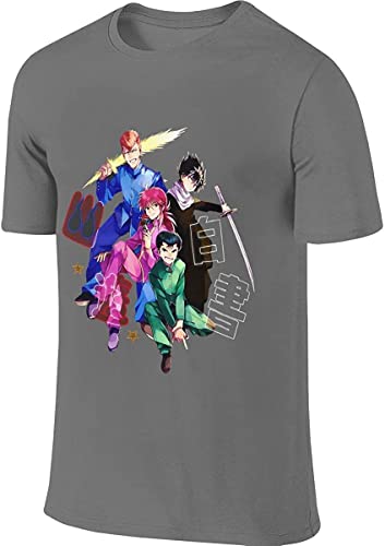 T-shirt Yu Yu Hakusho homme manches courtes vêtement noir taille L