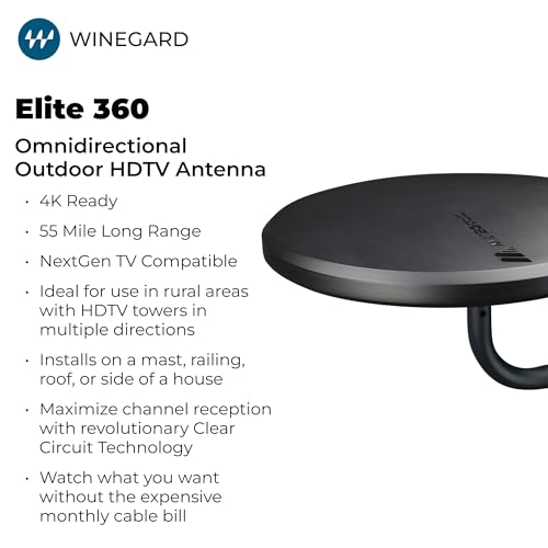 Image of Winegard Elite 360 Amplified Omnidirectional HDTV Antenna