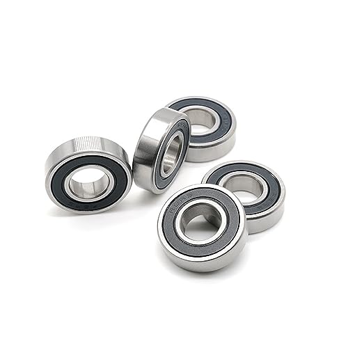 6PCS R8RS Bearing Inch Size 12.7x28.575x7.938 Chrome Steel Material R8 2RS