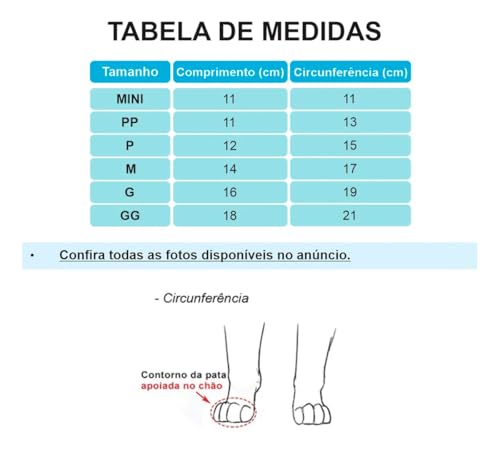 Meia Antiderrapante Pet Para Cachorros 1 Par (Mini)