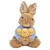 Gund beatrix potter peter rabbit holding chicks plush easter gift easter bunny stuffed animal for ages 1 and up brownblue 95  urban country home decor