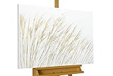 Nuestros artistas utilizan únicamente lienzos resistentes de calidad profesional. El marco no está incluído en la oferta. Decoración: Reflejos dorados Plantas secas