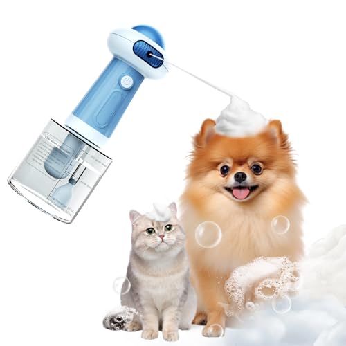 Upgrade Waterproof Electric Dog Shower with Automatic Soap Dispenser, Magnetic