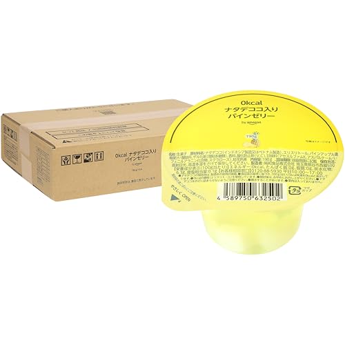 by Amazon 0kcalパインゼリー 190g x 6個 ナタデココ入り パインアップル果汁入り