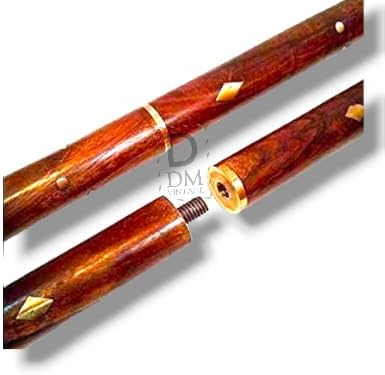 Miniatura 4 de Bastones de caminar elegantes chapados con mango de cabeza de águila con caña de madera, el mejor regalo para hombres y mujeres, cómodos, ligeros y