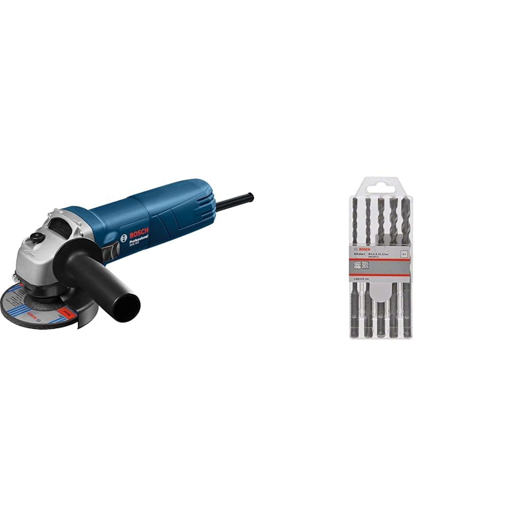BOSCH Professional GWS 600 Angle Grinder - 670W, 100mm, M10, Multipurpose, 1 Year Warranty (Blue)