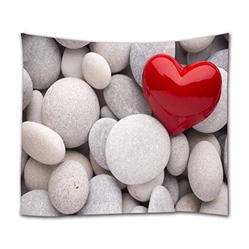 A.Monamour Tapices Corazón Rojo SPA Blanco