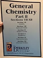 General Chemistry Part II: Sections VI - X B00A8VARQS Book Cover