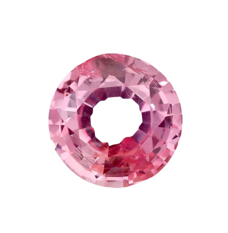 Morganite naturelle 10 mm ronde gemme pour fabrication de bijoux pendentif collier