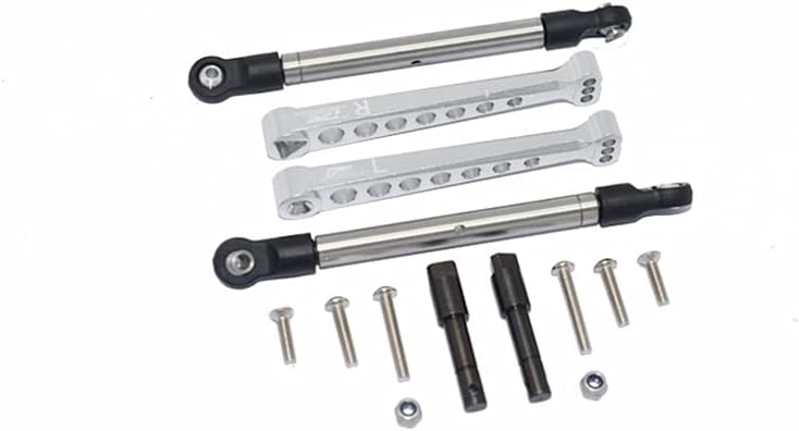 Aluminum Rear SWAY BAR & Stainless Steel Linkage LOSI 1/10 LASERNUT Tenacity LOS234038 LU4312RS - (Color: Black)