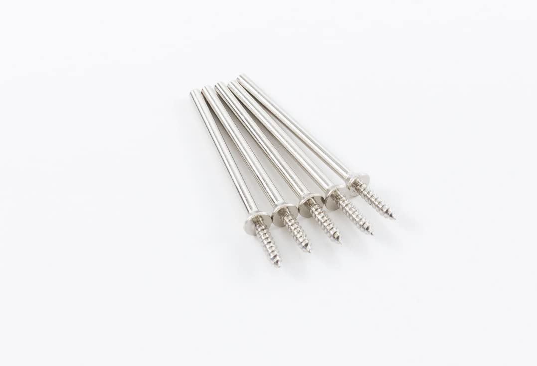 Dental Lab Corkscrew Mandrels for Rubber Points HP Shank 144PC Harden Steel