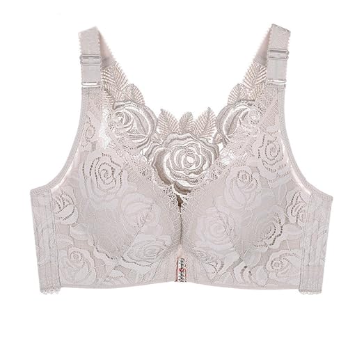 Grand soutien-gorge sans couture réglage de la collecte sans armature 42C