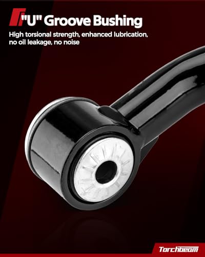 Torchbeam Front Upper Control Arms, 2Pcs 2-4\'\' Lift with Ball Joint for Escalade, Sierra 1500, Silverado 1500, Suburban, Tahoe, Yukon, Yukon XL - Thumbnail 3
