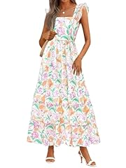 Floral White Multicolored