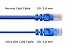 Cable Matters 10Gbps 5-Pack Snagless Cat 6 Ethernet Cable - 14ft, Slim Profile Cat 6 Cable, Cat6 Cord, Thin Ethernet Cord, Blue
