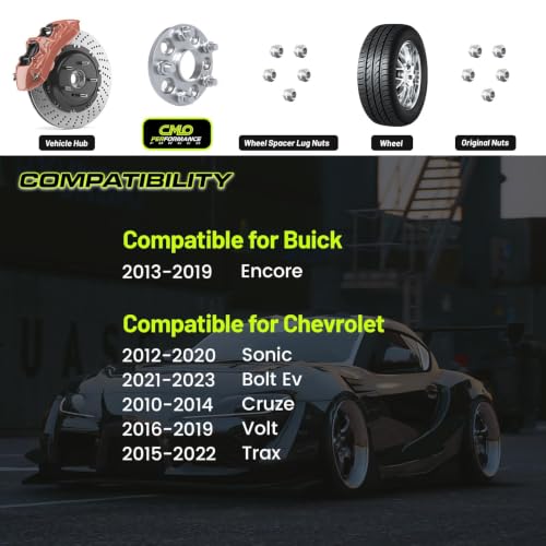 Image of CMO 32mm (1.25 inch) 5x105 Wheel Spacers 56.5mm M12x1.5 Studs 2PCS Hubcentric