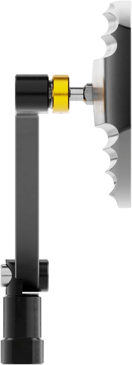 301-4904 Wave Mirror -Black/Gold