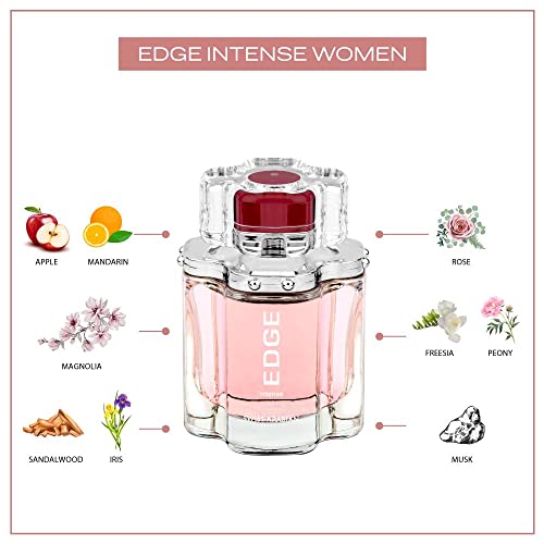 Swiss Arabian Edge Intense - Luxury Products From Dubai - Long Lasting And Addictive Personal Edp Spray Fragrance - A Seductive, Signature Aroma - The Luxurious Scent Of Arabia - 3.4 Oz #TOP3