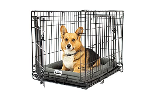 PetFusion Kühlendes Hundebett, orthopädischer Memory-Schaum, Anti-Angst-Matte, alle Temperaturkontrolle, beruhigendes und beruhigendes Welpenbett, Größe XS (53 x 30 cm)