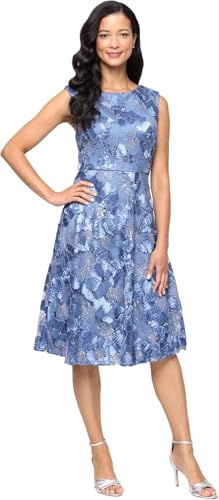 Image of S.L. Fashions Women's Short Knee Length Mother of The Bride, Cocktail, Wedding Guest, Soutache Party Dress