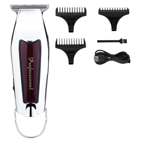 Tijeras de peluquería, Máquina De Afeitar Profesional for Barba Y Corte Pelo Recargable Por USB for Hombres