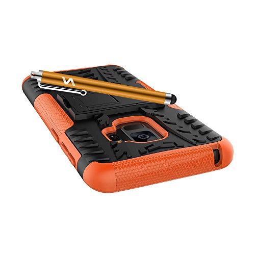 Case For Samsung Galaxy S9 Phone Case Hybrid Rugged Armor Shockproof Heavy Duty Kickstand Protective Back Cover For Galaxy S9 Mobile (Orange) - Image 6