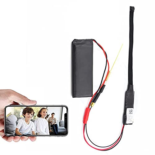 Amporio 1080p Full HD Spy Wireless Small Camera with WiFi Module IP P2P Video Recorder (Multicolour) Security Nanny Motion Detection for car Office Home Room Indoor and Outdoor