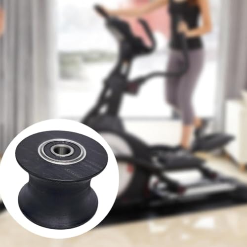 Rouleau de fitness elliptique en polyuréthane et aluminium adapté à plusieurs tailles d'équipement (62 x 50,5 mm 1 pièce)