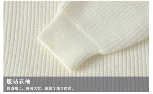 Mens Winter Cashmere Sweater Bear Knitwear Korean Soft Warm Sweaters Jumpers4