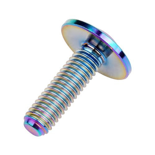 Image of Titanium Torx Head M6 x15 20mm Bolt Screw for Bicycle Motorcycle Car Modification Pack of 6 (Ranibow, M6x20mm)