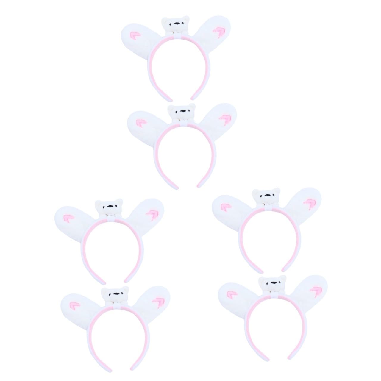FOMIYES 6stücke Kreative Cartoon-haarreifen Mit Lustigem Bären-design Haarschmuck Partys Cosplay Und Besondere Anlässe Für Frauen Und Mädchen