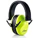 Kids' Noise Cancelling Ear Muffs | 25db Hearing Protection Earmuffs for Children/Toddler | Sound Blocking Over Ear Headphones | Bonus Carry Bag | For Shooting Range, Mowing, Car Race & More