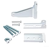 Photo Gallery niceminiwall kit di parti di ricambio per chiudiporta in metallo con staffa per stipite, staffa per porta e accessori hardware per la riparazione di finestre e porte, bianco o nero (bianco) Photo Gallery niceminiwall kit di parti di ricambio per chiudiporta in metallo con staffa per stipite, staffa per porta e accessori hardware per la riparazione di finestre e porte, bianco o nero (bianco)