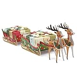 Marque : Graine Créative Calendrier de l\'Avent rennes et traîneau à construire