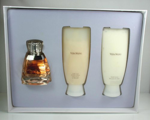 Vera Wang Perfume Gift Set for Women - EDP Spray, Shower Creme & Body Lotion