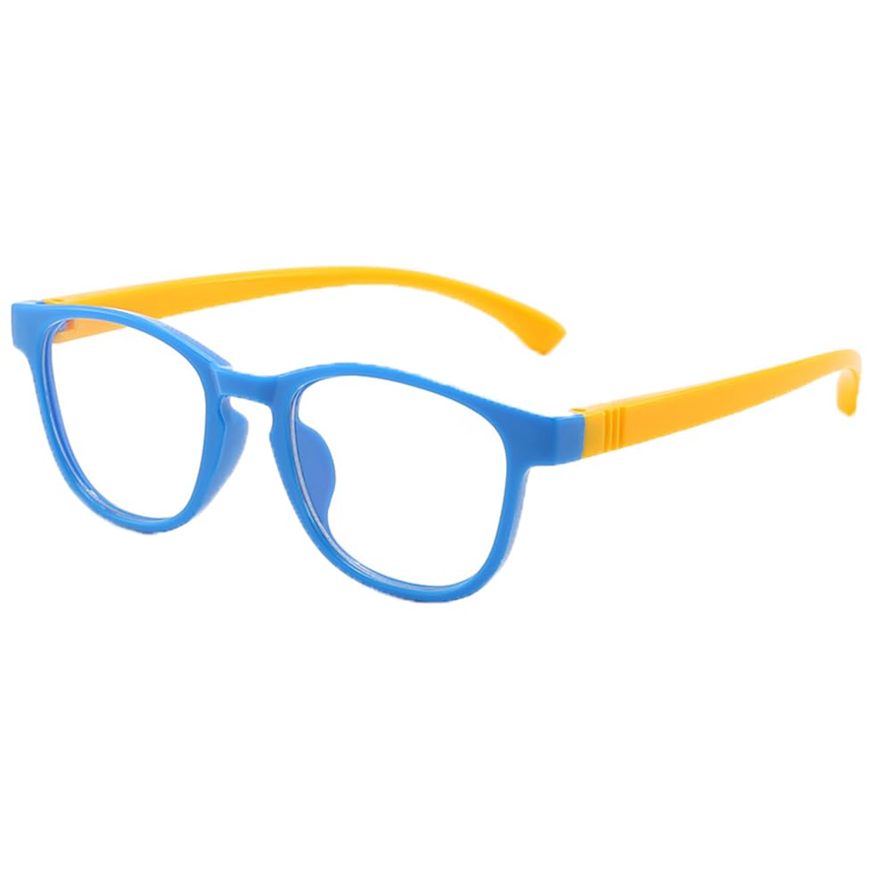 Childrens anti-blue glasses soft silicone material anti-slip anti-fall