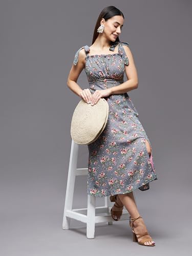 Image of Miss Chase Women's Sleeveless Collared Bodycon Above-Knee Polyester Dress