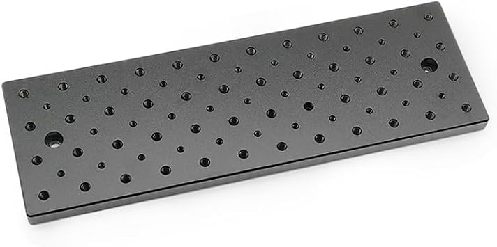 Optical Flat Plate Optical Experimental Breadboard Hard Aluminum Honeycomb Vibration Isolation Working Platform 300x100x12MM Size 400X100X12MM