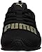 PUMA Men's Cell Regulate Woven Sneaker, Black-Metallic Gold, 10