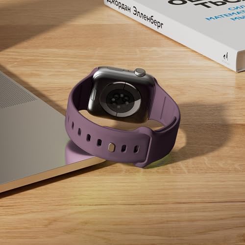 12 Pack Sport Bands Compatible with Apple Watch Band 38mm 40mm 41mm 42mm 44mm 45mm 46mm 49mm for Women Men,Soft Wristband Silicone Strap for iWatch Bands Series 11 10 9 8 7 6 5 4 3 2 1 Ultra SE — view 3