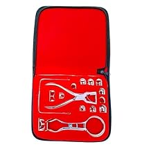 18Piece Rubber Dam Starter Kit Includes Frame, Punch, Clamps & Case