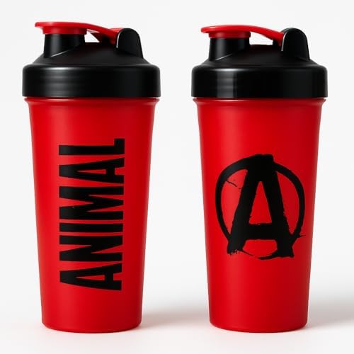 Coqueteleira Animal Pak 600mL - Universal Nutrition (Vermelho)