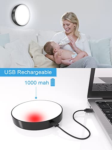 image for WILLED Tap Light Rechargeable, 6000K Dimmable Touch Light Buit-in 1000