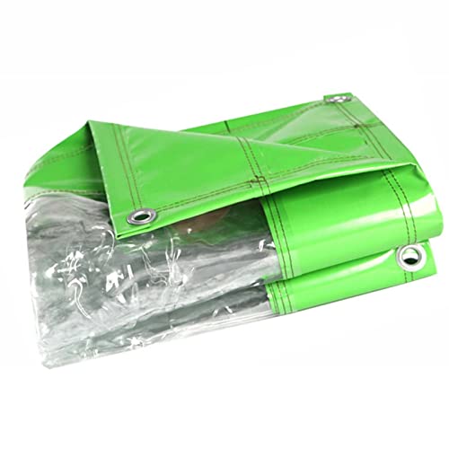 Strapazierfähiger, wasserdichter Pergola-Seitenvorhang, 0,5 mm, Terrassenüberdachung mit Ösen für Markise, Veranda, Cabana, Sichtschutz für den Außenbereich, langlebiger Gartenschirm (2 x 2 m)