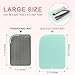 Suafrnut Plus Size Silicone Heat Resistant Mat, Portable Travel Hot Tools Pad Cover for Curling Iron, Flat Iron, Hair Straightener and Other Hair Styling Tools(12.0