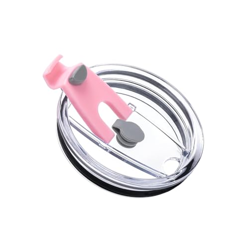 FUGSHIYI �^���u���[ �W �}�O�J�b�v 20oz �^��f�M�}�O�J�b�v�p�t�^ �����p �t�^ �ق���悯 �ۉ� ���ڂ�Ȃ� �������� �X���C�h �J���݌v �X�g���[ (�s���N)