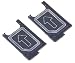MMOBIEL Nano SIM Card Tray Holder Slot Replacement For Sony Xperia Z3 / Z3 Compact Mini D6603 D6653 D5833 Black