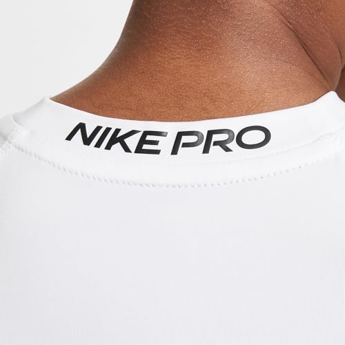 Nike Dri-FIT Pro Little Kids' Short Sleeve Top (86M786-001, White)4